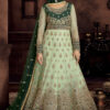 green Embroidered Bridal Anarkali Suit