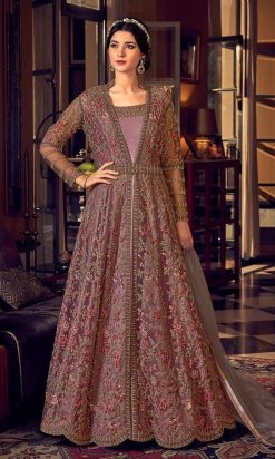jacket wala long dress