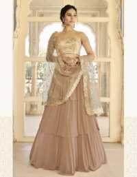 chocolate lehenga