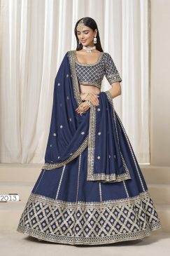 Beautiful Partywear Lehenga Choli in Silk Fabric
