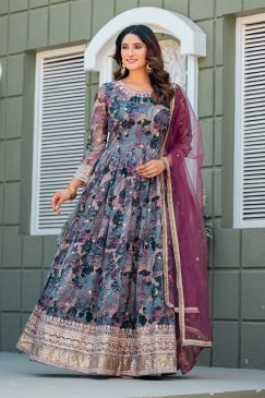 Designer Readymade Gown Collections in silk fabric