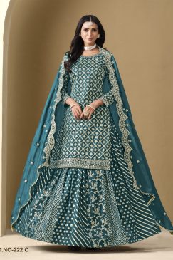 Alternative view of Morptich Color Beautiful Partywear Top + lehenga Dress