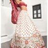 White Silk Lehenga Choli