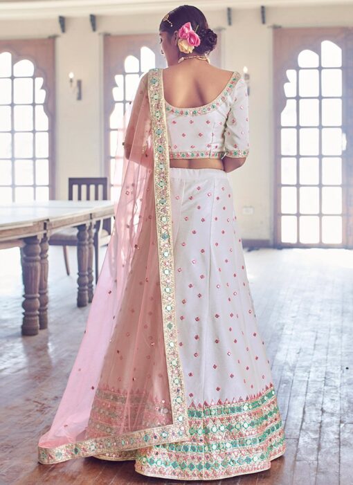 mirror work lehenga online