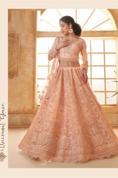Alternative view of Designer Engagement Wedding Lehenga Choli In Net Fabric