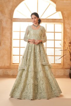 Beautiful Designer Lehenga Choli In Net Fabric