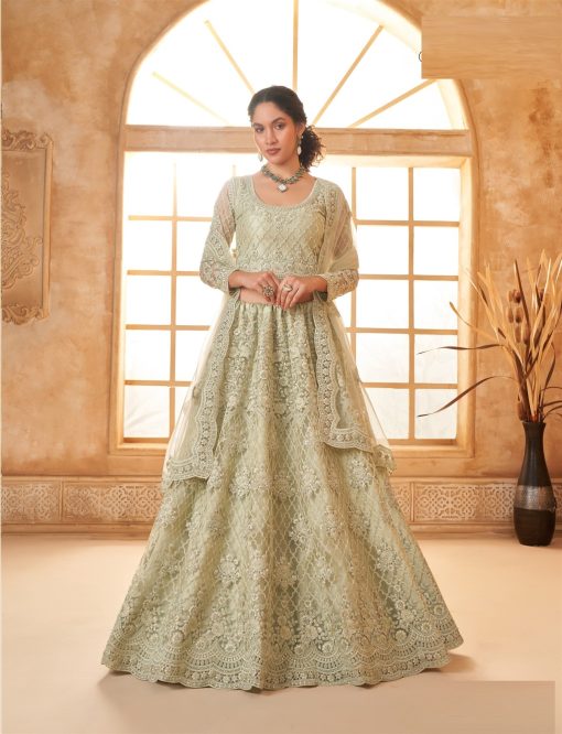 Beautiful Designer Lehenga Choli In Net Fabric