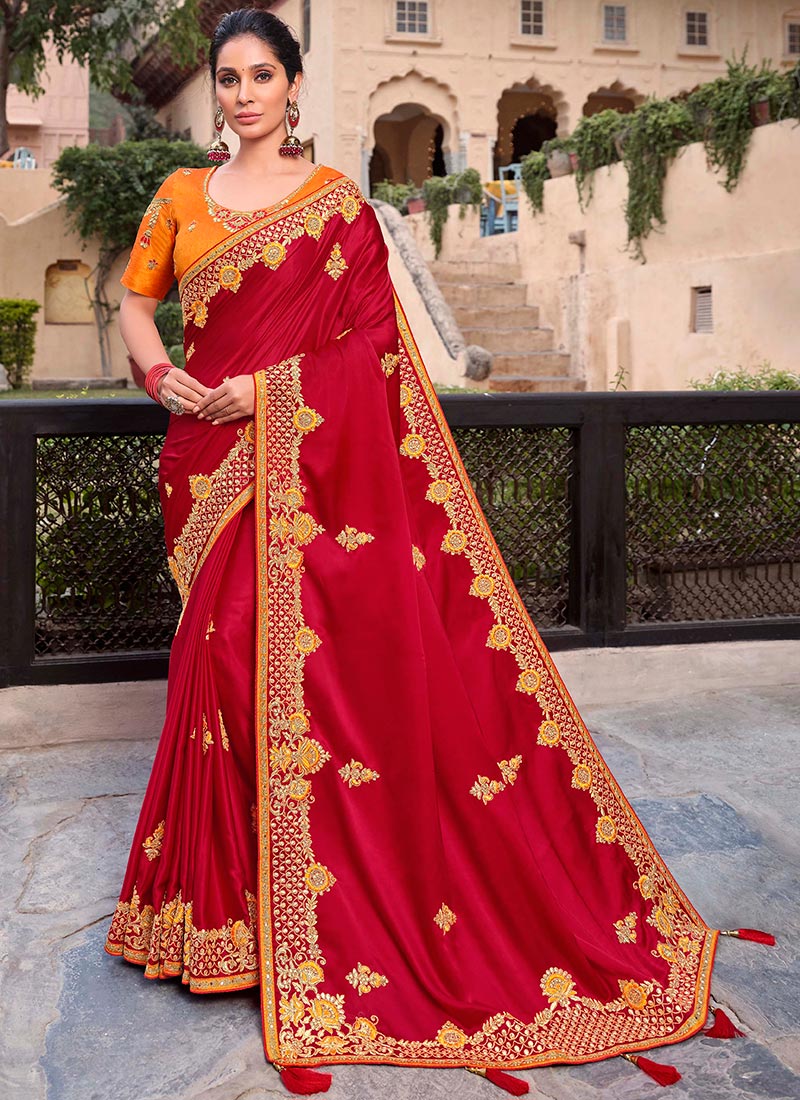 Latest georgette Wedding Sarees Collection Designs 2023 in | G3+ Fashion