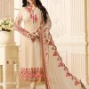 Ayesha Takia Cream Georgette Straight Suit