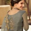 Grey Net Long Choli Lehenga Suit