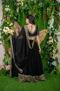 Alternative view of BlackColor Beautiful Partywear Lehenga Choli