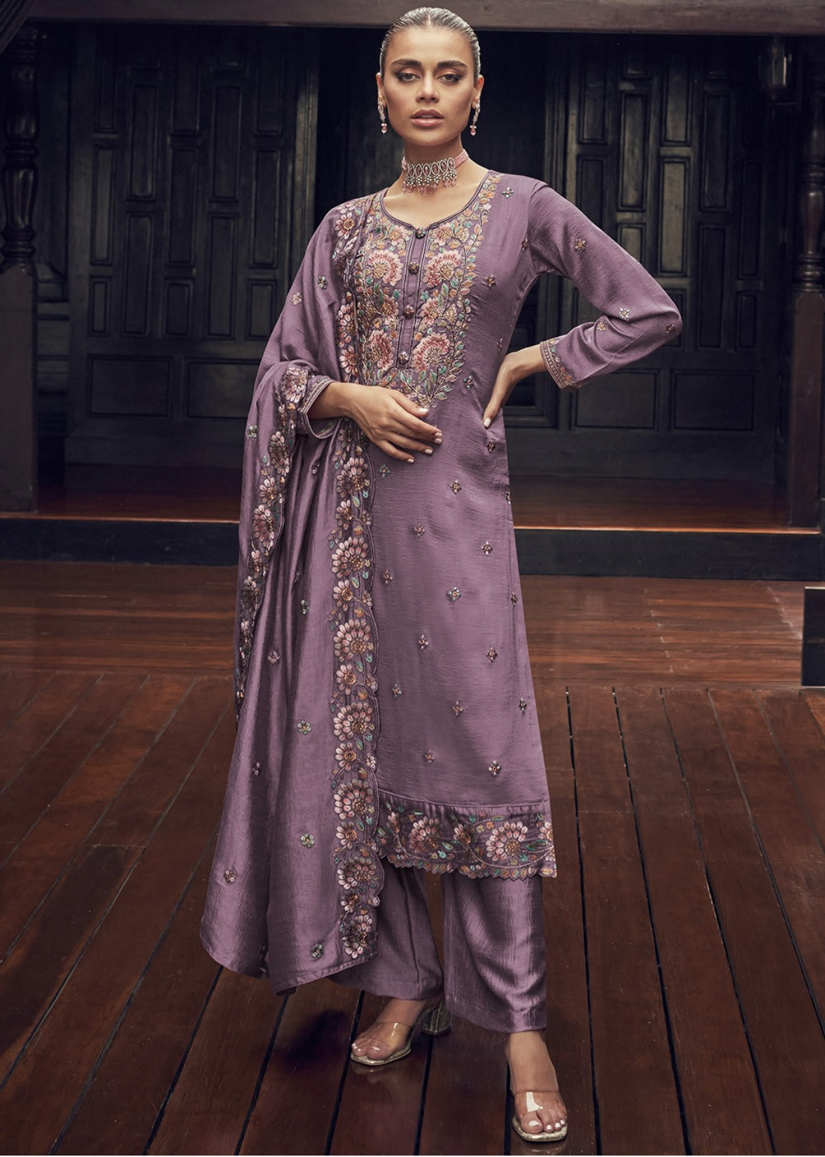 Silk palazzo deals suits