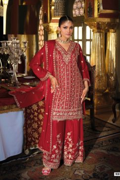 Alternative view of Red Color Beautiful Partywear Dress