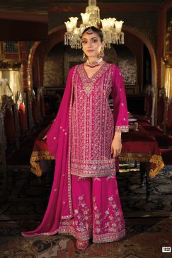 Pink Color Beautiful Partywear Dress