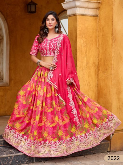 Pink Colour Designer Lehenga Choli for Wedding function