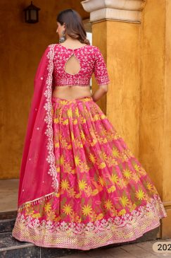 Alternative view of Pink Colour Designer Lehenga Choli for Wedding function