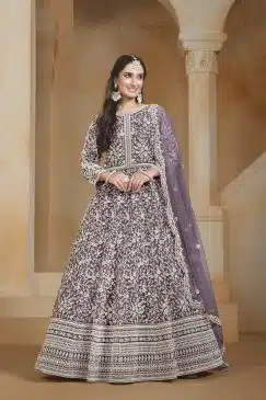 Magenta Color Beautiful Anarkali Suit