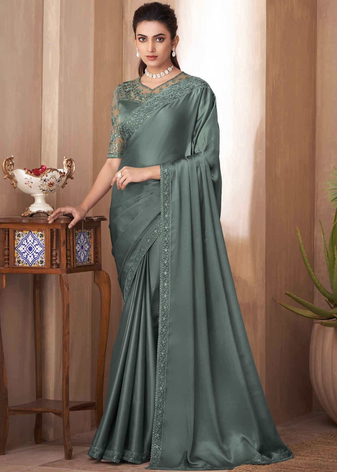Evening party sarees top