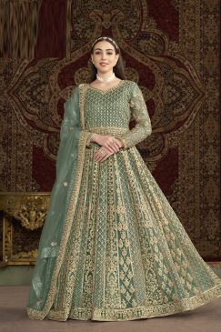 Buy Beautiful Wedding Wear Anarkali Gown
