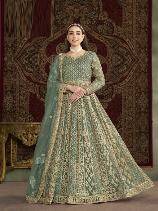 Buy Beautiful Wedding Wear Anarkali Gown
