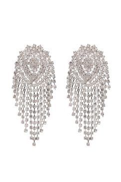 Jiya Crystal Dangle Drop Earrings