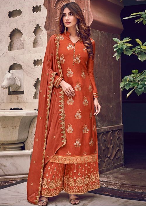 party wear palazzo suits