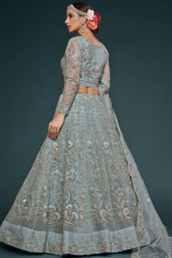 Alternative view of Aqua Net Sangeet Bridal Lehenga Choli