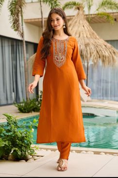Alternative view of Daily Wear Dress in Rayon FAbric