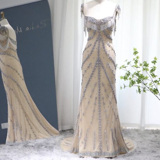 Kendall Met Gala Embellished Mermaid Evening Gown