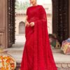 Red Wedding Wear Saree