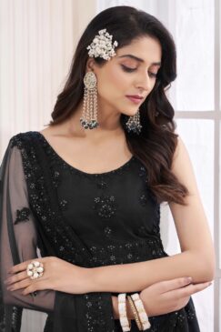 Alternative view of Black Party Wear Lehenga Choli