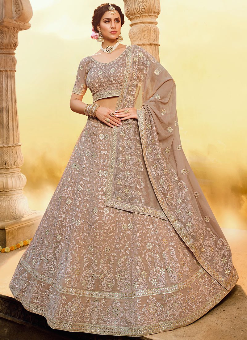 Light clearance bridal lehenga