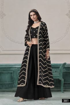 Black Color Beautiful Wedding And PArtywear Dress