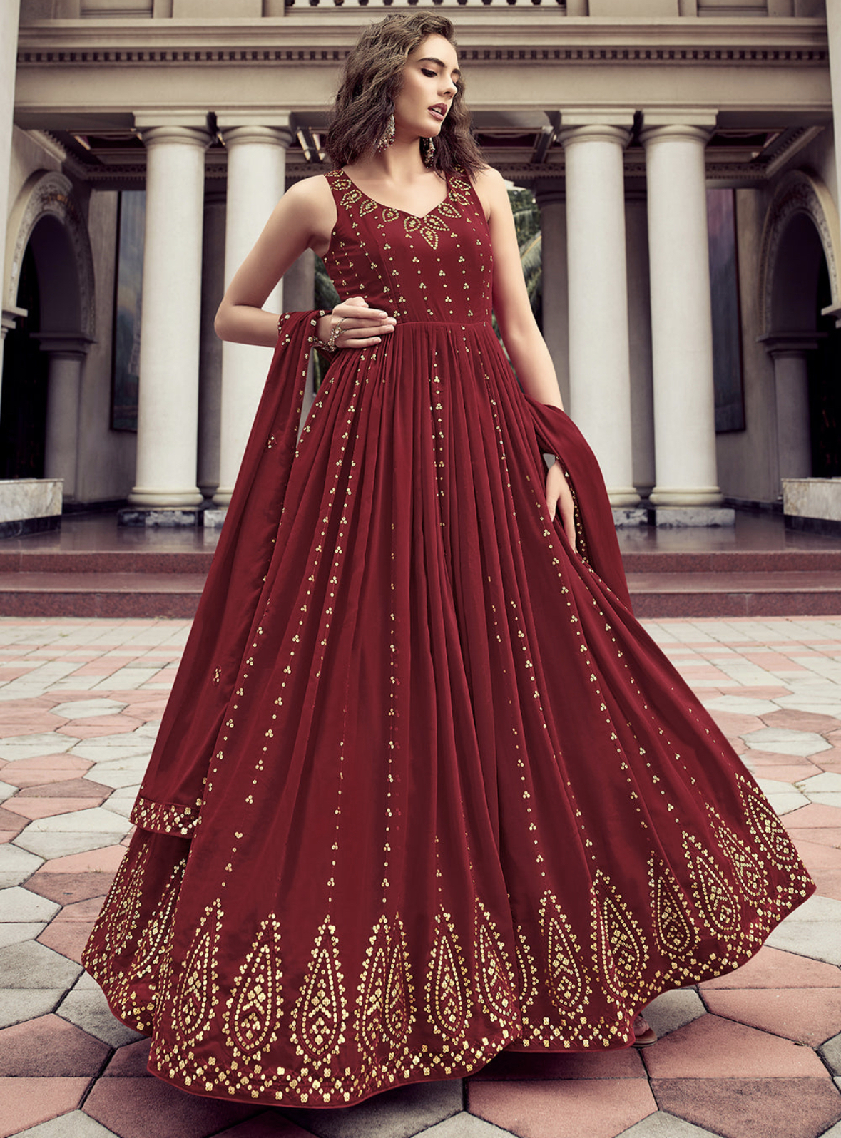Floor length gowns shop designs