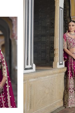 Alternative view of Maroon Color Beautiful Lehenga Choli For wedding and Upcoming Season