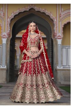Red Color Beautiful Lehenga Choli For wedding and Upcoming Season