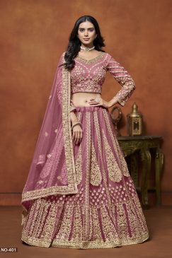 Turkish Rose Lehenga Choli For Wedding Function