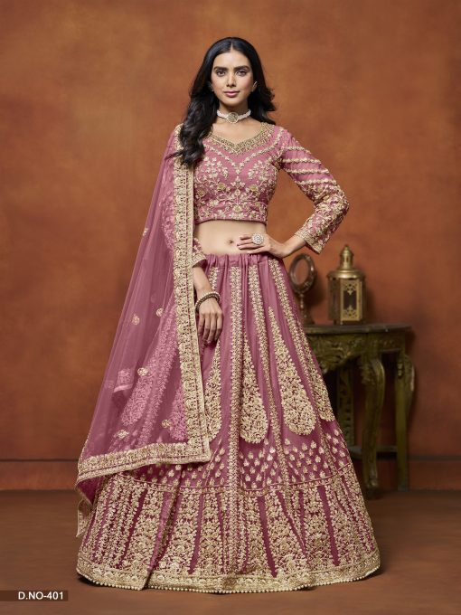 Turkish Rose Lehenga Choli For Wedding Function