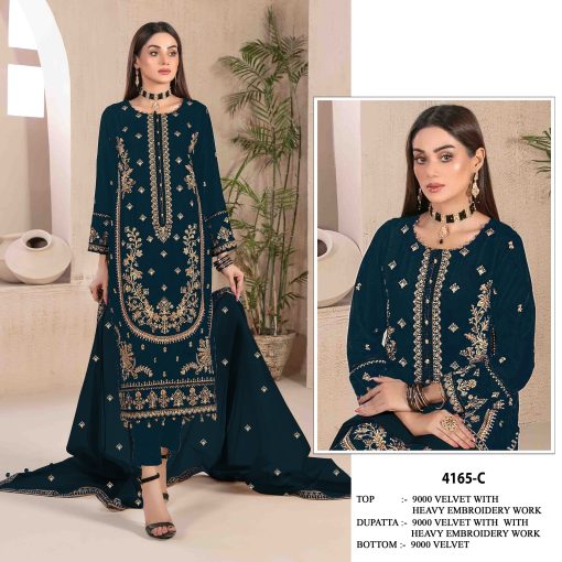 Morptich Color Beautiful Velvet Dress