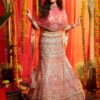 White Pure Organza Embroidered Lehenga Choli