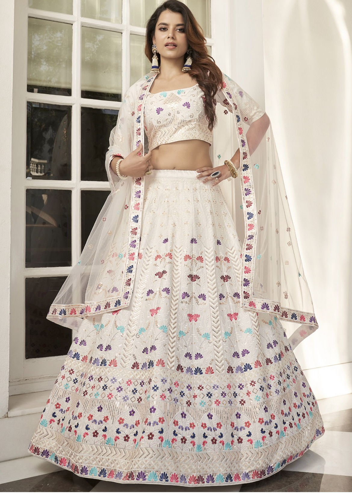 Chaniya choli designs for sangeet hot sale