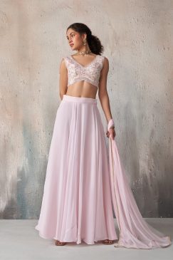 Light Pink Color Beautiful Light Weight Lehenga choli