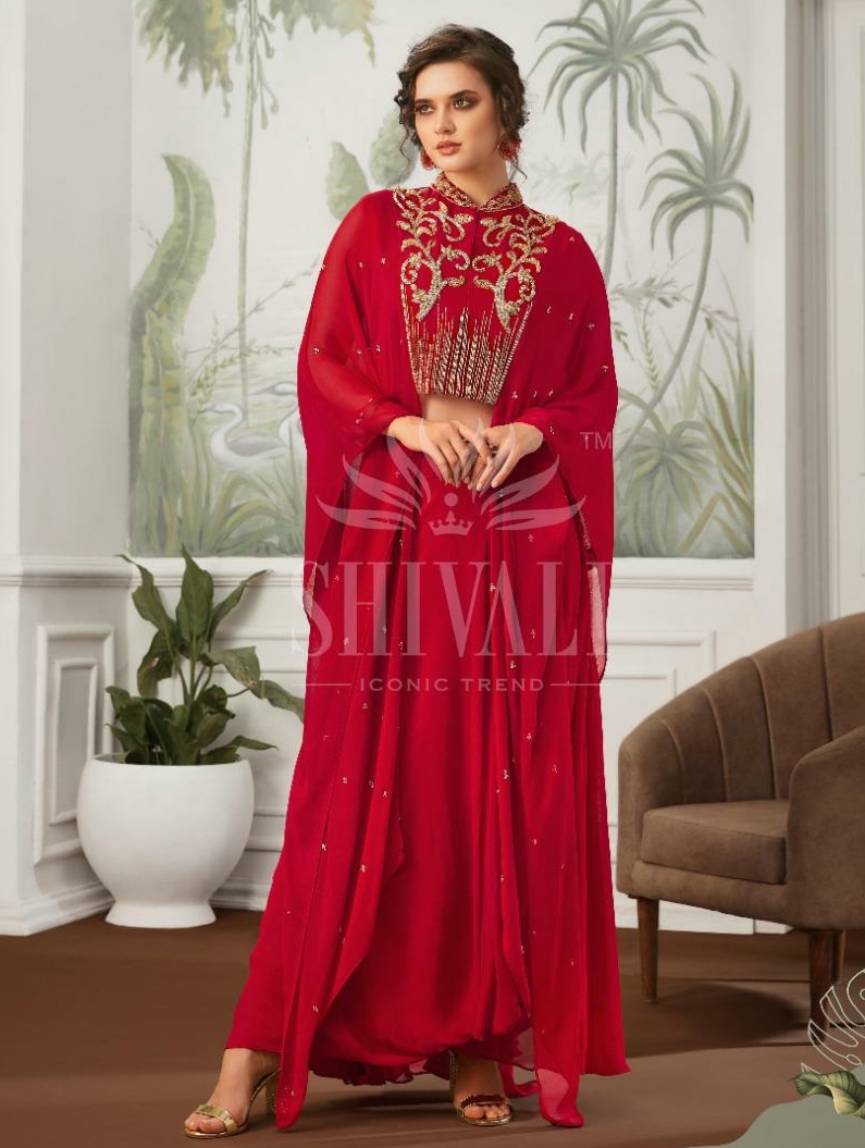crop top salwar suit