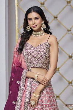 Alternative view of Maroon Color Beautiful Lehenga Choli