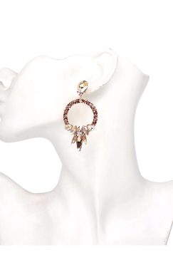 Alternative view of Trendy Brown Boho Drop Earrings