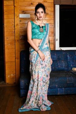 Partywear Saree for Wedding function