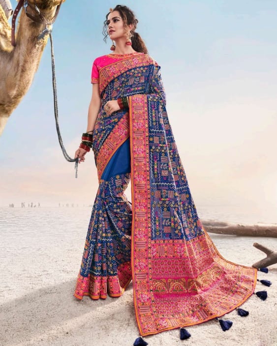bridal saree work