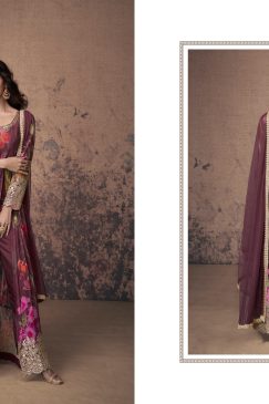 Alternative view of Beautiful Partywear Anarkali Gown In Georgette Fabric For upcoming Festival