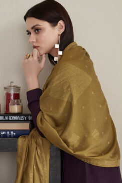 Alternative view of Burgundy Silk Palazzo Suit