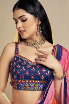 Alternative view of Navy Blue Party Wear Lehenga Choli